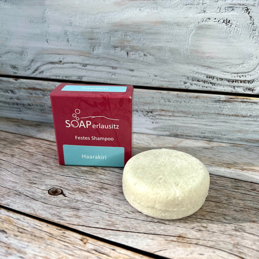 SOAPerlausitz Haarakiri – festes Shampoo 65 g
