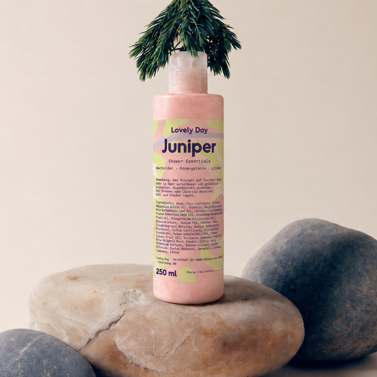 Lovely Day Juniper Duschgel Aufmunternd Bild 1