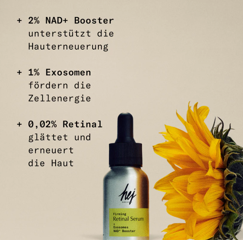 hej organic - Firming Retinal Serum | Vitamin A Serum mit Exosomen
